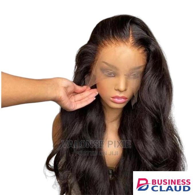 Deep frontal semi human wig
