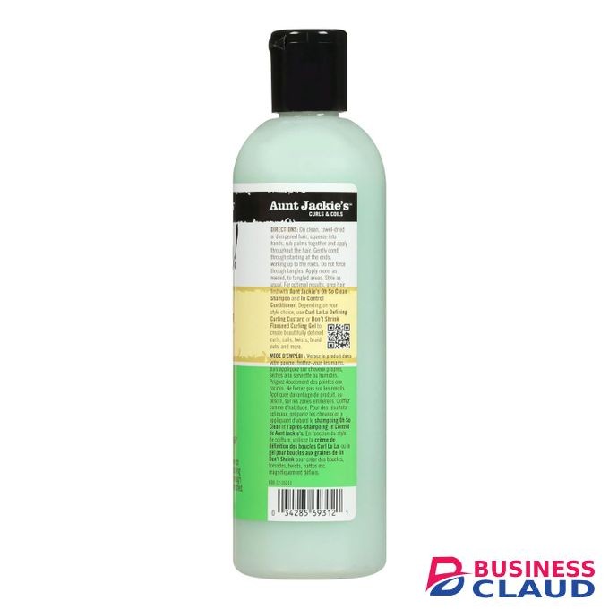 Aunt Jackie'S Curls and Coils Quench Moisture Intensive Leave-In Hair Conditioner for Natural Curls, Coils and Waves, Enriched with Shea Butter, 12 oz