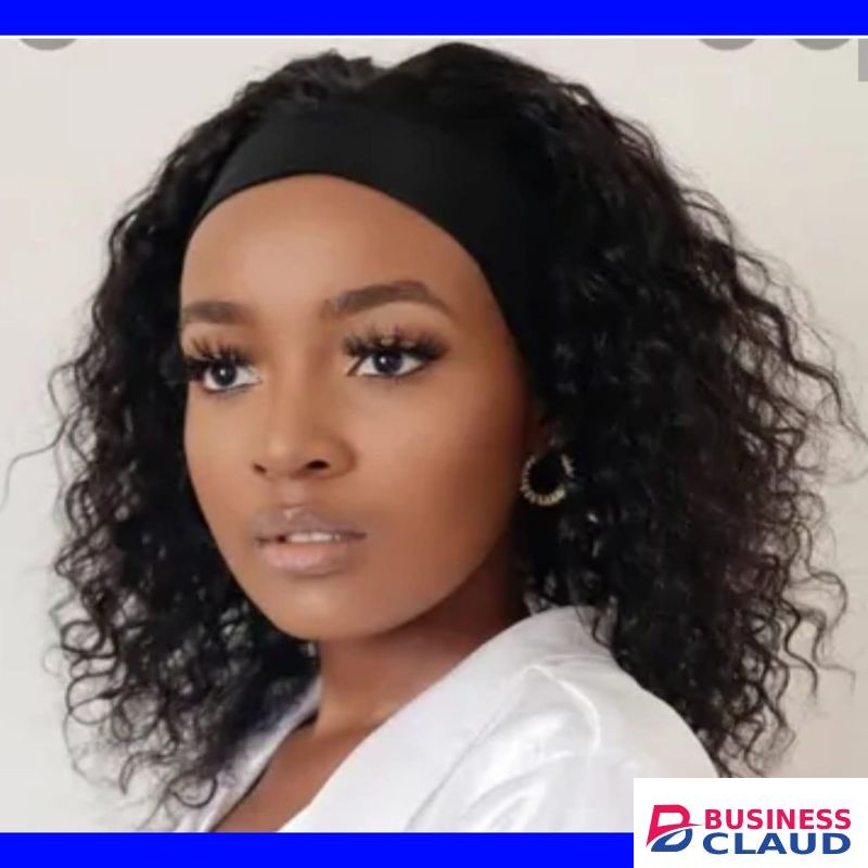 Fashion Classic Curly semi human headband wig