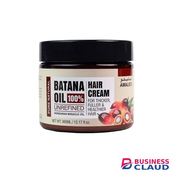 AMALICO BATANA OIL, 100% Pure Oil for Hair Cream - Cold-Pressed Batana Oil - Harmless To Scalp For Men & Women