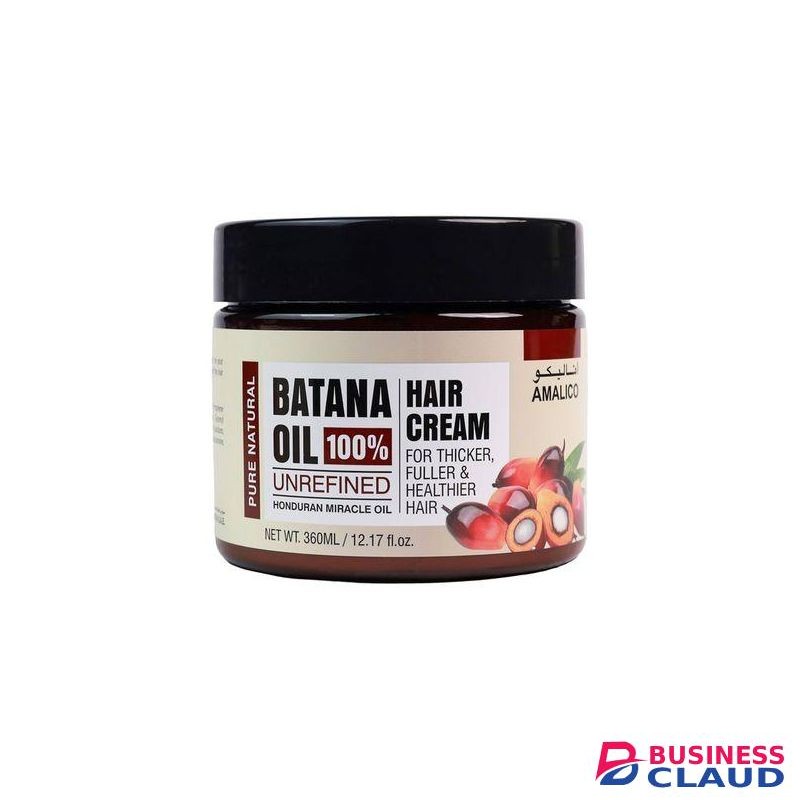 AMALICO BATANA OIL, 100% Pure Oil for Hair Cream - Cold-Pressed Batana Oil - Harmless To Scalp For Men & Women