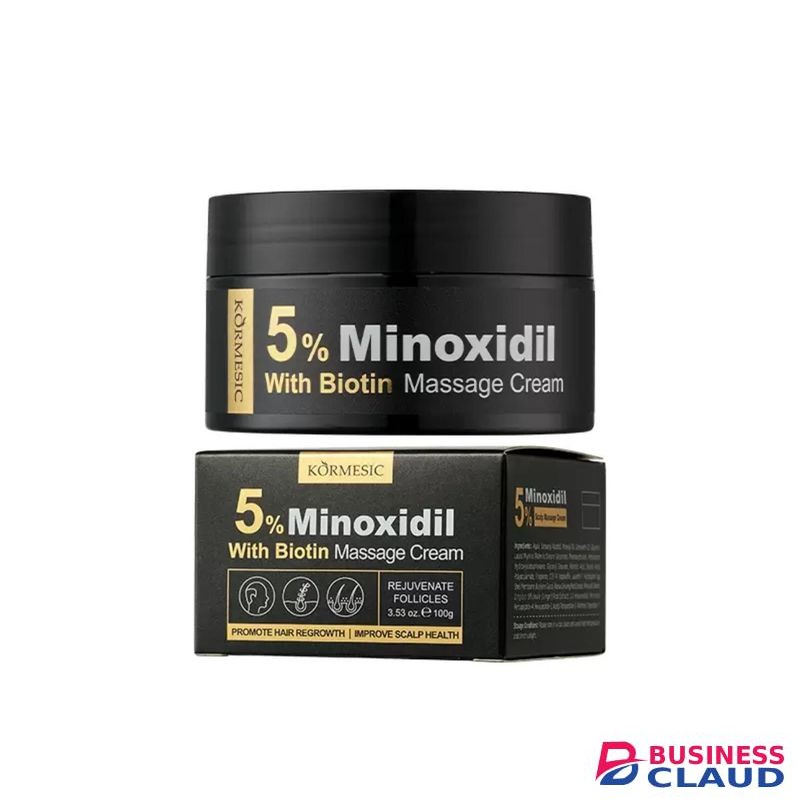 KORMESIC 5% Minoxidil with Biotin Massage Cream For men & women - 100g
