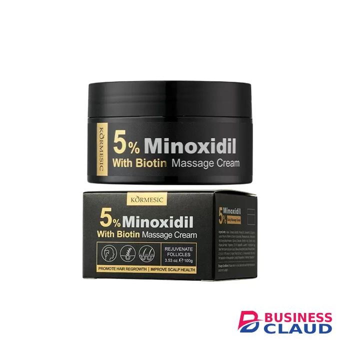 KORMESIC 5% Minoxidil with Biotin Massage Cream For men & women - 100g