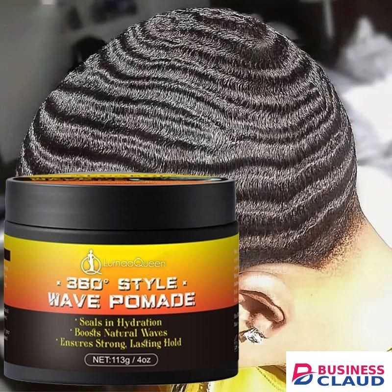 LurnaoQueen Style Wave Pomade For Men Hair Pomade Hair Styling Cream For Layered Waves For All Stages Of Waves