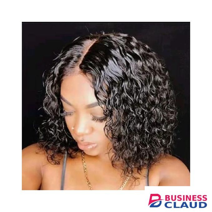 Fbk African tidal wave water ripples wig curly short black fashion wigs new hair for women