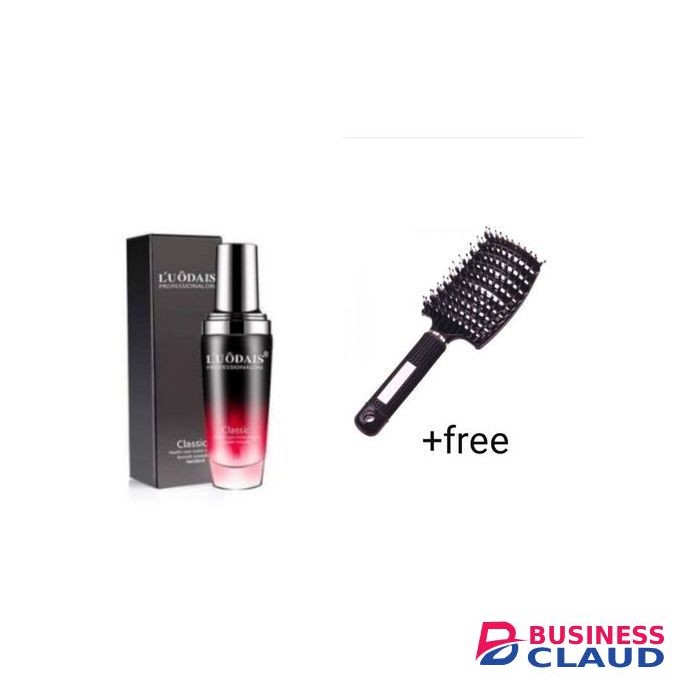 Luodais Serum For Human Hair, Wig & Weave + Free Wig Detangling Brush
