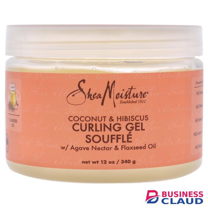 Shea Moisture Coconut & Hibiscus Curling Gel Soufflé for Curly Hair – 340g