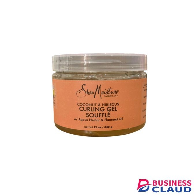 Shea Moisture Coconut & Hibiscus Curling Gel Soufflé for Curly Hair – 340g