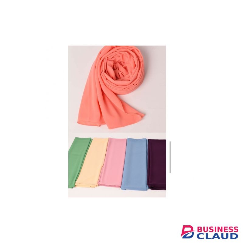 Chiffon Hijab Scarf - 70cm X 180cm