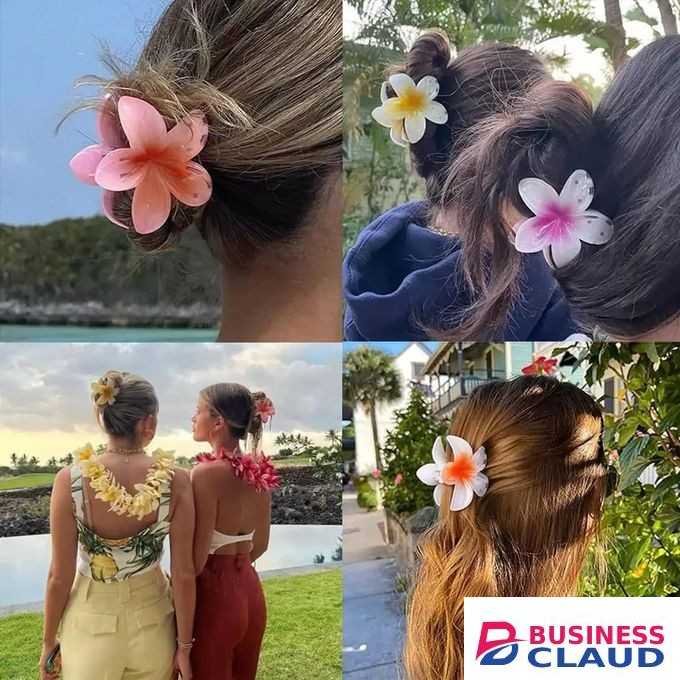 Moana Floral Hair Clips – Hawaiian Style hair and handbag accessories