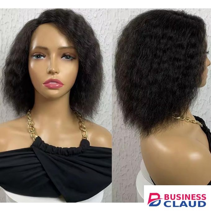 Fashion Classic Kinky closure Semi human wig