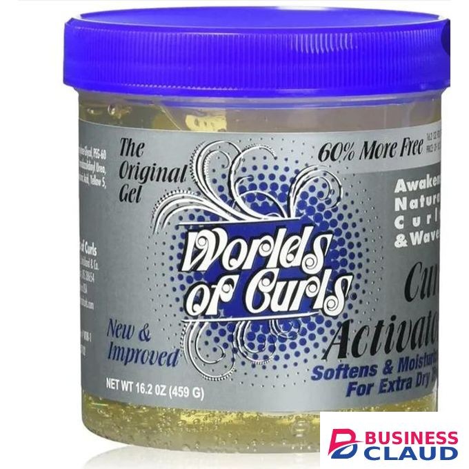 World of Curls Curl Activator Original Gel For soften &moisturizes for Extra dry Hair