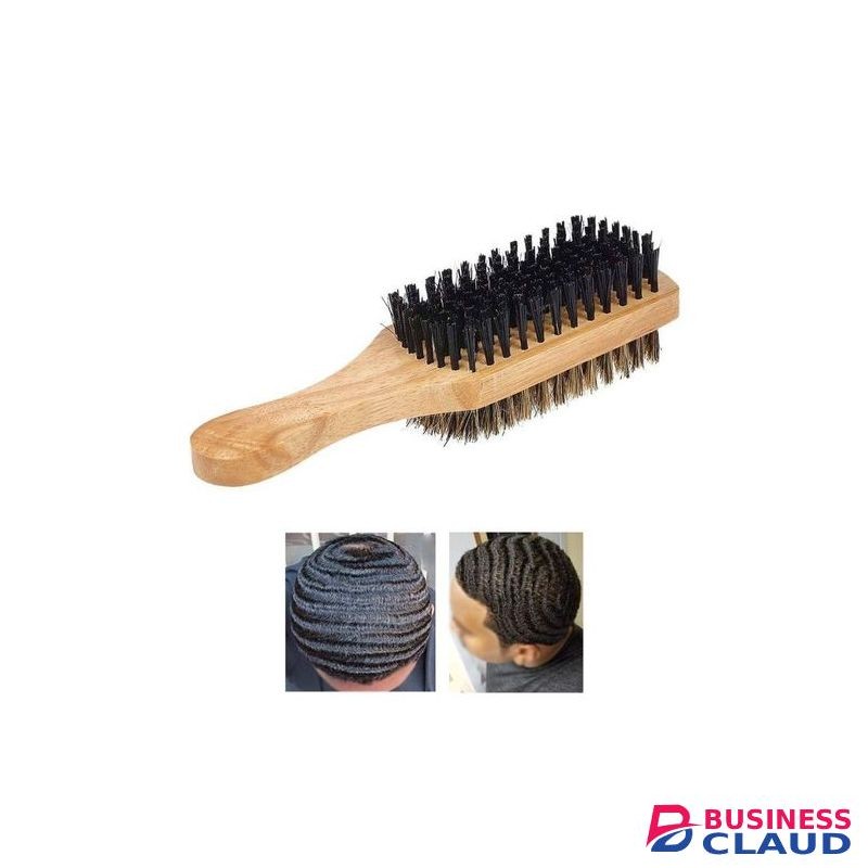 Double Sided Soft And Hard Bristle Wave Brush
