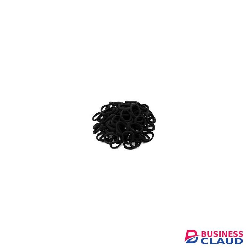 Black Pony Tail Hair Bands / Hair Ties - 36pcs