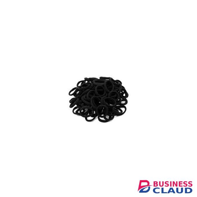 Black Pony Tail Hair Bands / Hair Ties - 36pcs