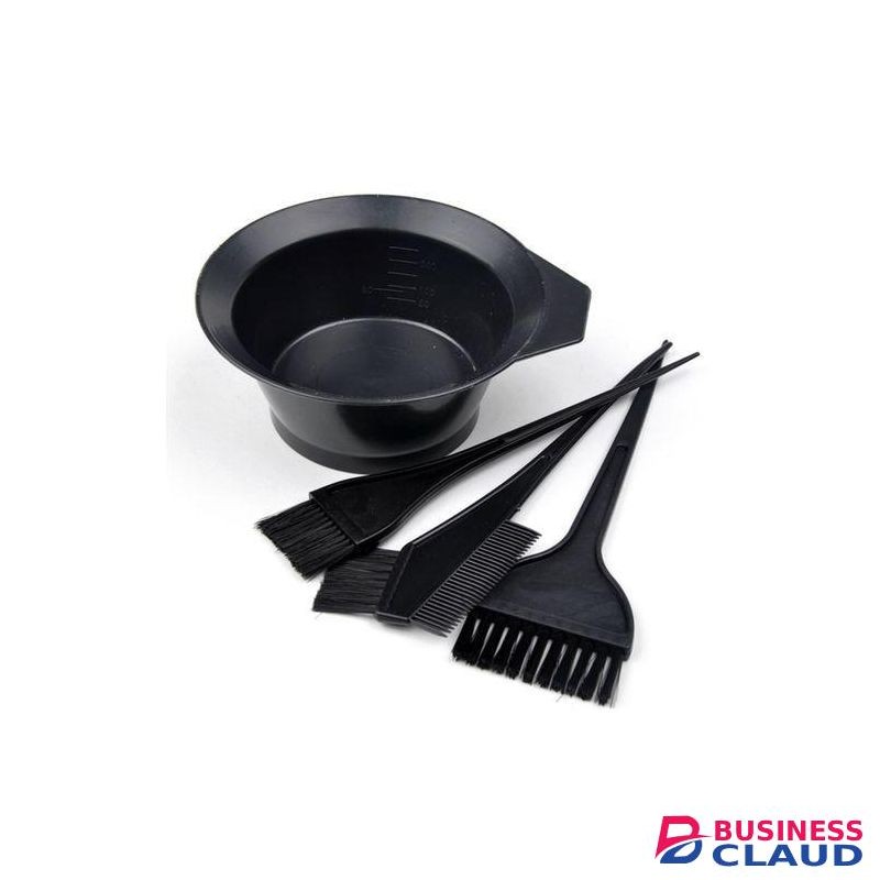 Amaizing 4pcs Salon Hair Dye Set Kit Hair Color Brush Comb Mixing Bowl
