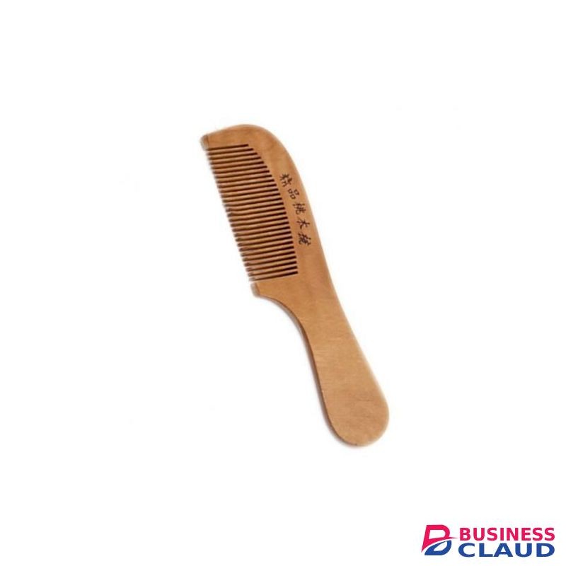 Wooden Non-Static Beard & Hair Comb