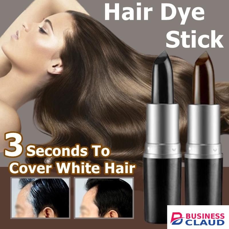Instant Hair Color Touch Up Stick - Gray Root Cover Up Crayon, Emergency Hair Dye