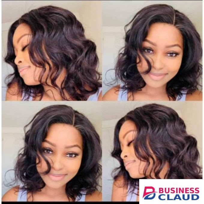 Fashion Classic Body Wave Semi Human Closure Wig