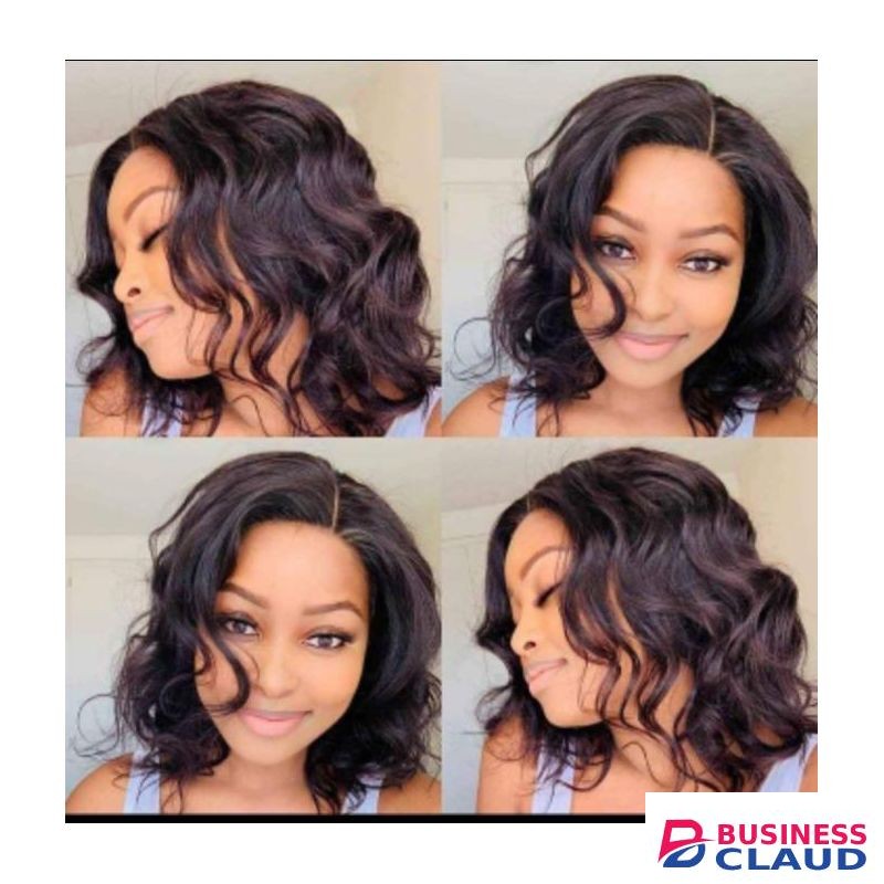 Fashion Classic Body Wave Semi Human Closure Wig