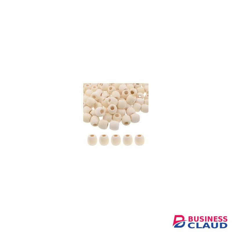 50pcs Wooden Hair Beads Accessories