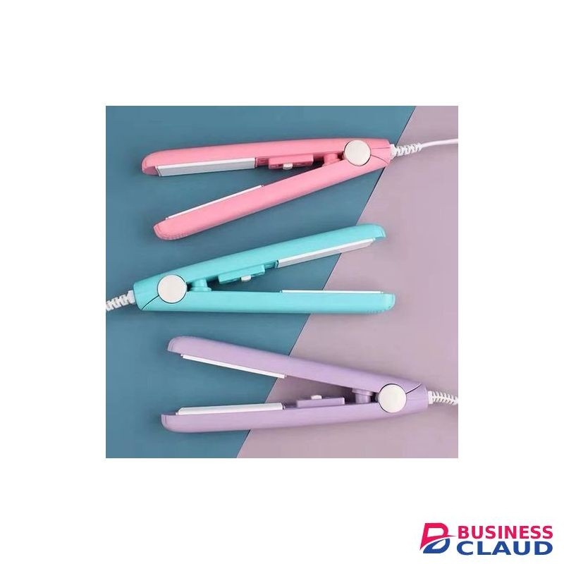 Mini Hair Straightener Flat Iron Hair Curler Portable Hair Straightener Flat Iron Hair Curler