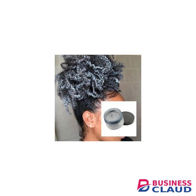 Mofajang Grey Temporary Hair Color Wax- Natural Hairstyle Cream- Gray Hair Dye- Silver