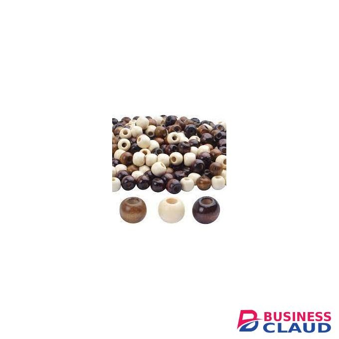 90pcs Wooden Hair Beads Accessories