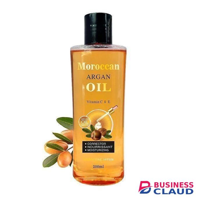 Morrocan Argan 100% Pure Oil Correct Moisturize Brightening Serum Moroccan Argan Oil- 200ML