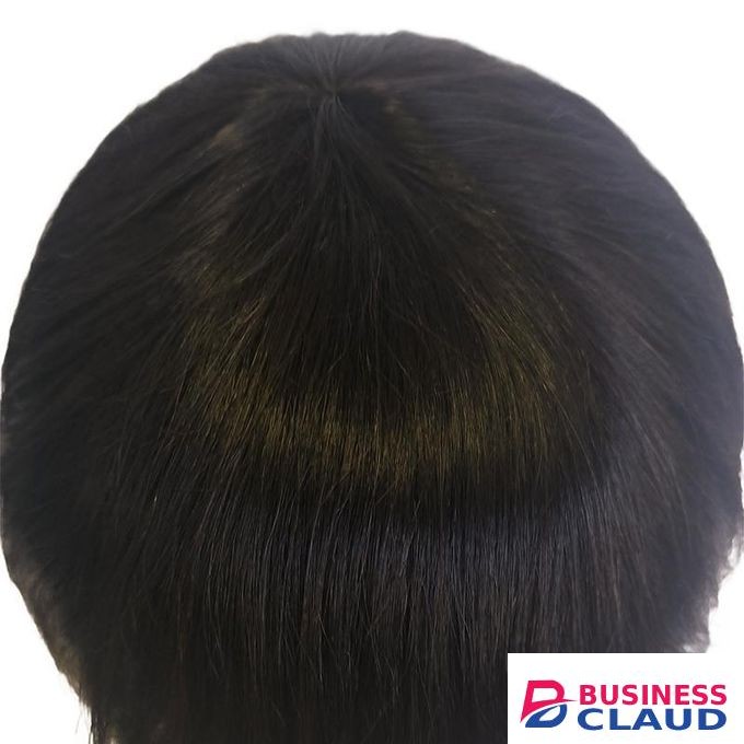 Fashion Idol BOB ASHA 12" Bob Wig With Bang STYLE ICON Human Nature Hair Wig Black Color Y1B Pixied Cut Made-Machine Wig Human Nature Hair Wig For Women