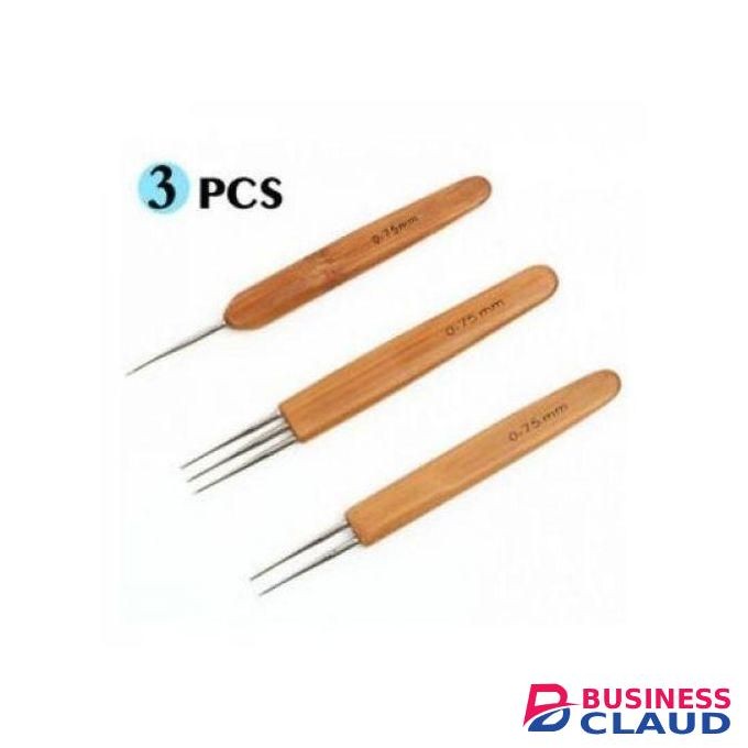 Share this product 3Pieces Dreadlocks Crotchet Hooks Needles Set