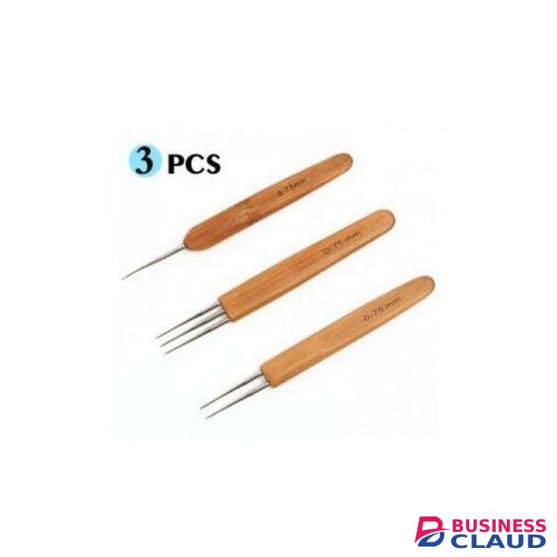 Share this product 3Pieces Dreadlocks Crotchet Hooks Needles Set