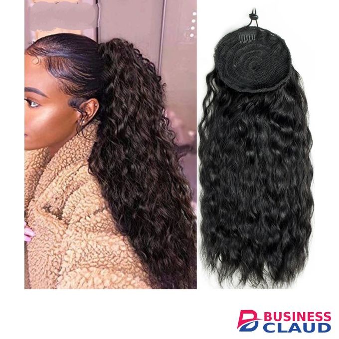 18' Curly Ponytail Hair Extension + Free Gift