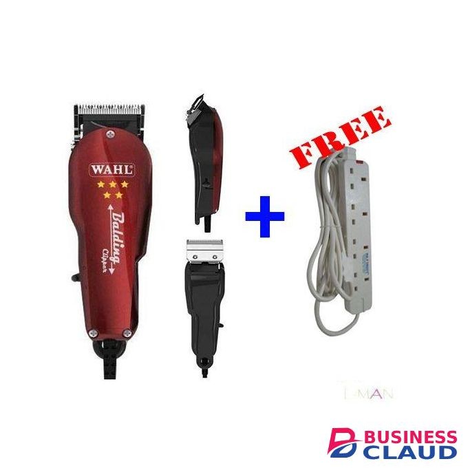 Wahl Professional Balding, Hair Cut Machine + 4Way Extention