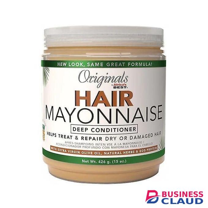Africa's Best Deep conditioner, Hair Mayonnaise that Helps treat and repair damaged hair with Natural Botanical Herbal Extracts, Vitamins, Egg Protein and Olive Oil