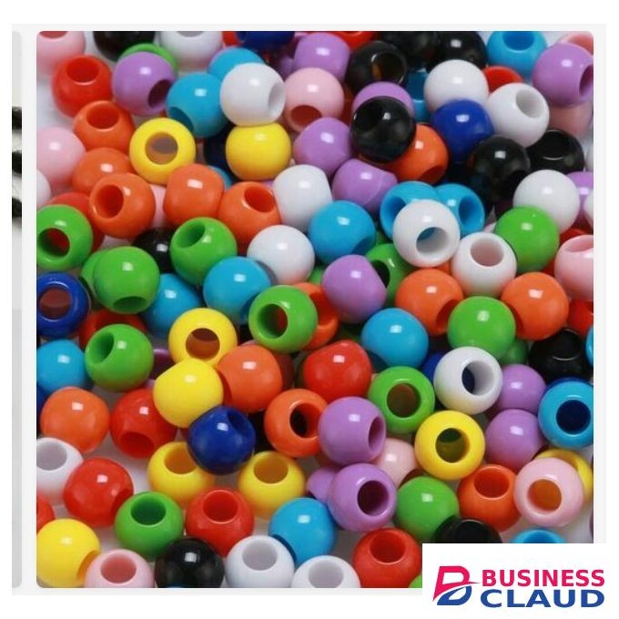 Assorted Colored Hair Beads