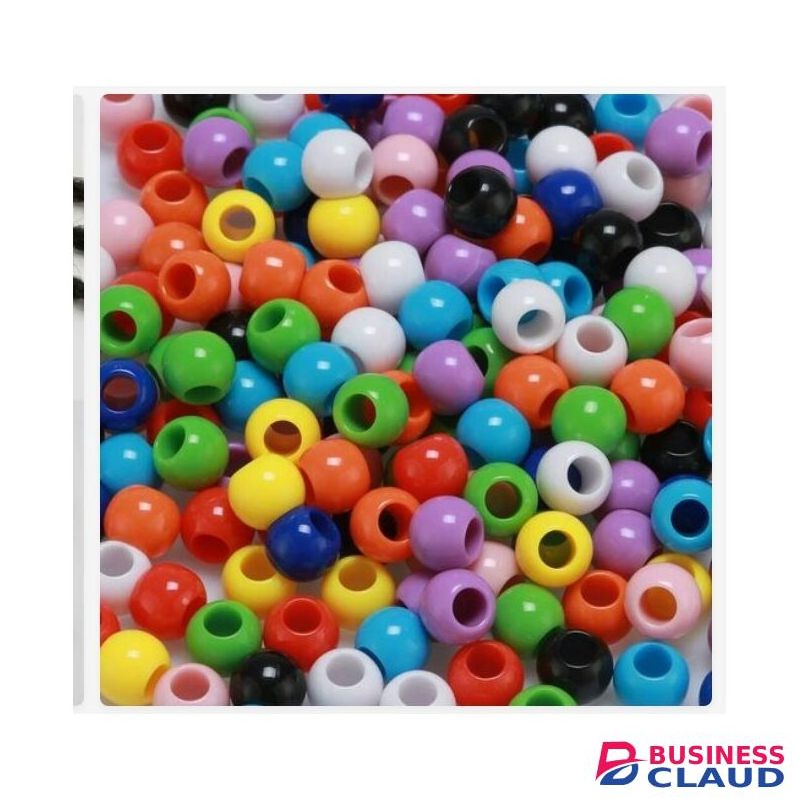 Assorted Colored Hair Beads