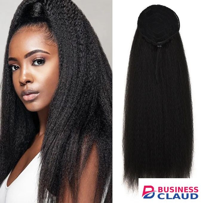 Long STRAIGHT Hair Extension Ponytail Extension+FREE COMB