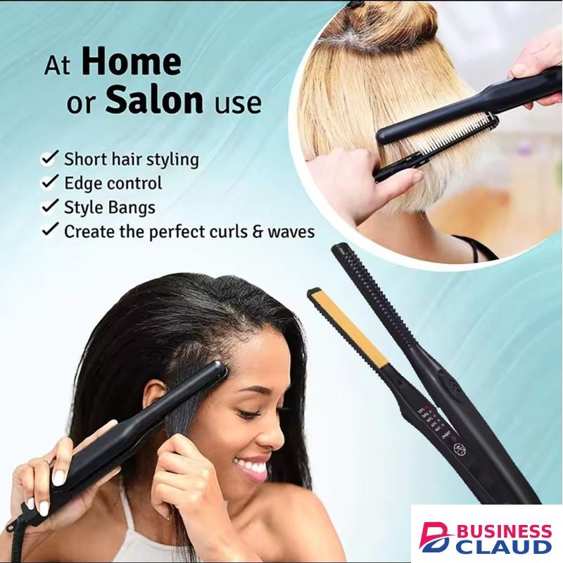 Electric 2 In 1 Hair Curler And Straightener
