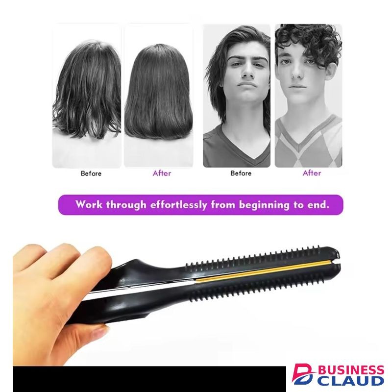 Electric 2 In 1 Hair Curler And Straightener