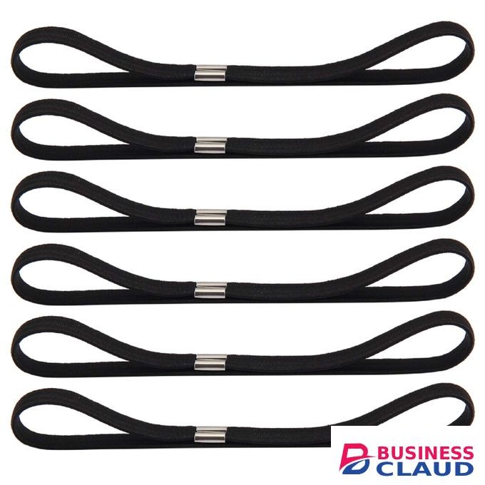 6PCS Long Elastic Head Bands / Hair Ties