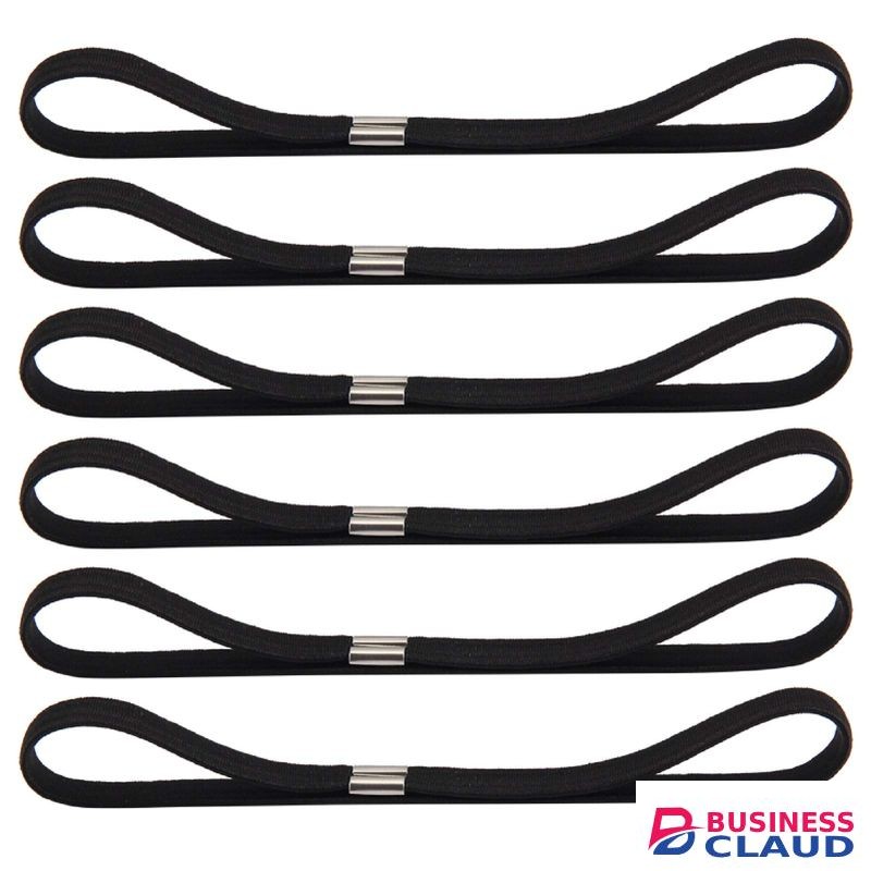6PCS Long Elastic Head Bands / Hair Ties