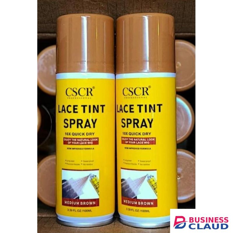 Lace CSCR PROFESSIONAL Tint Spray for wigs (Medium Brown