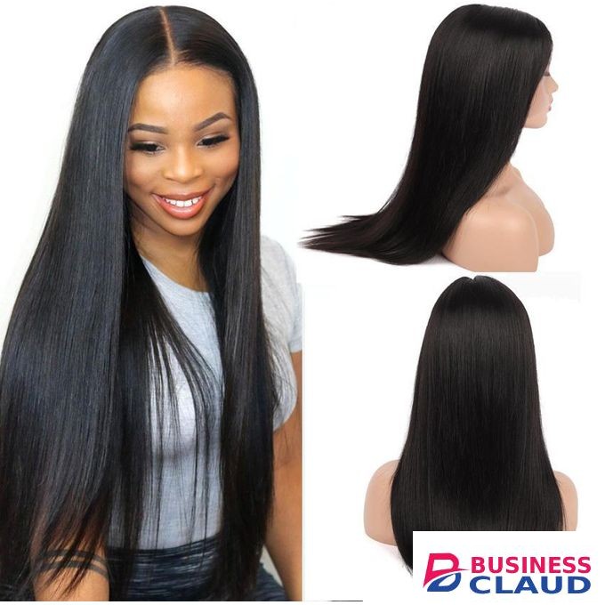 Fbk premium long straight wigs hair for women synthetic hair long wig hair girls first long hair