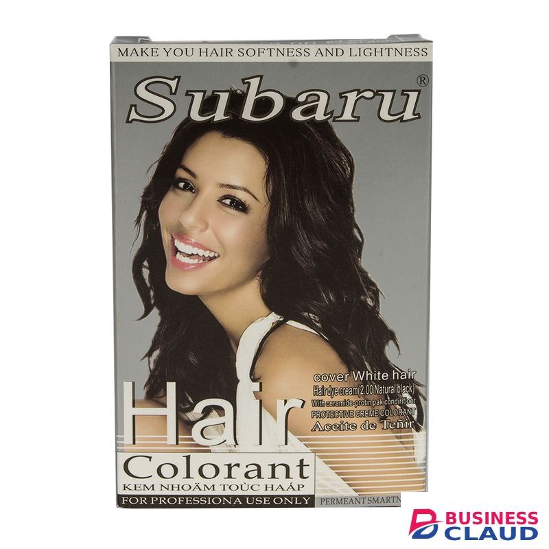 Subaru Hair Dye Creme With Protin Conditioner-Natural Black