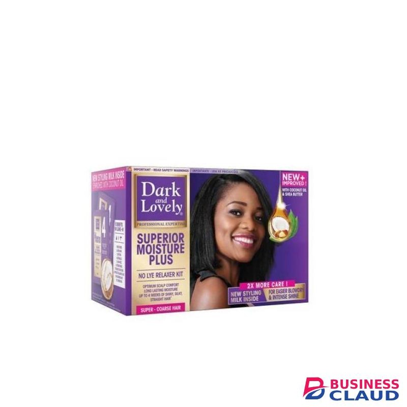 Dark & Lovely Superior Moisture Plus No Lye Relaxer Kit.