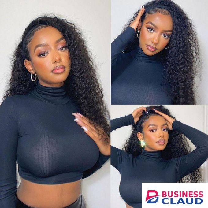 Long Curly Synthetic Headband Wig
