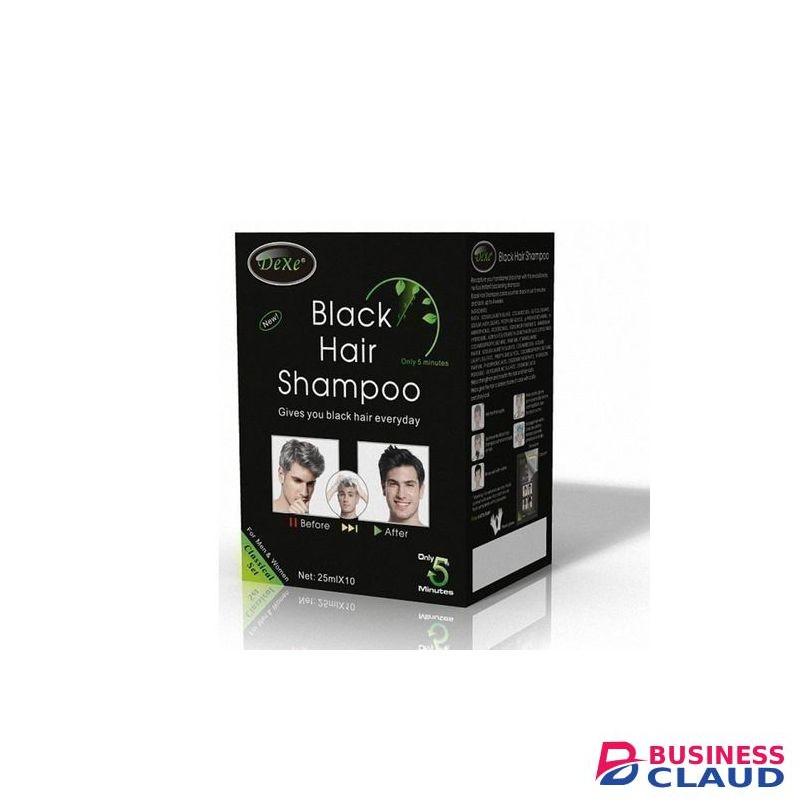 Dexe Hair Shampoo-Instant Black Hair Dye-Economy Pack