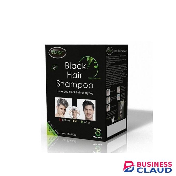 Dexe Hair Shampoo-Instant Black Hair Dye-Economy Pack