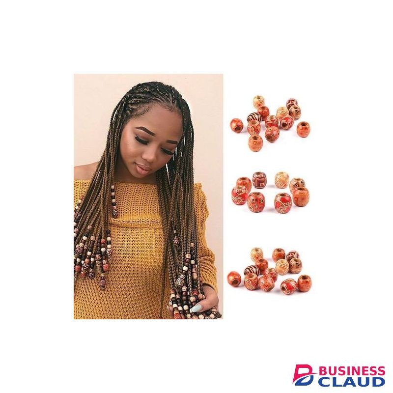 Wooden Hair Beads